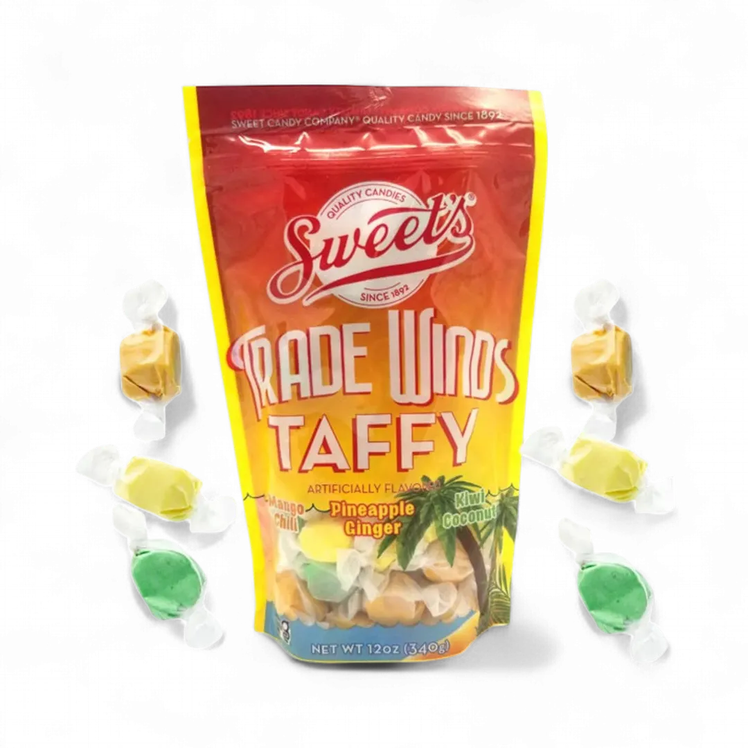 Sweet's Trade Winds Flavor Taffy 12oz - 12ct