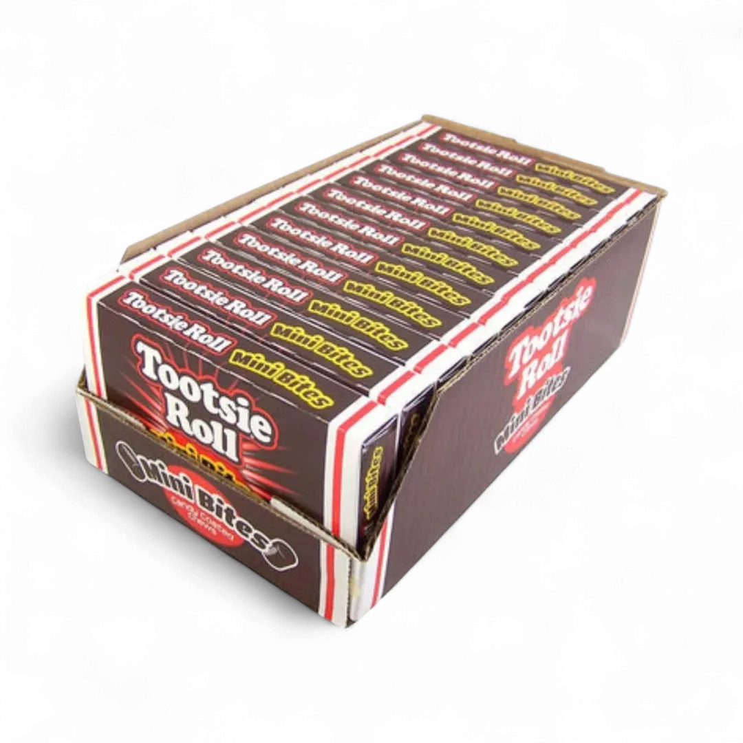 Tootsie Roll Mini Bites Chocolate Theater Box 3.5oz - 12ct