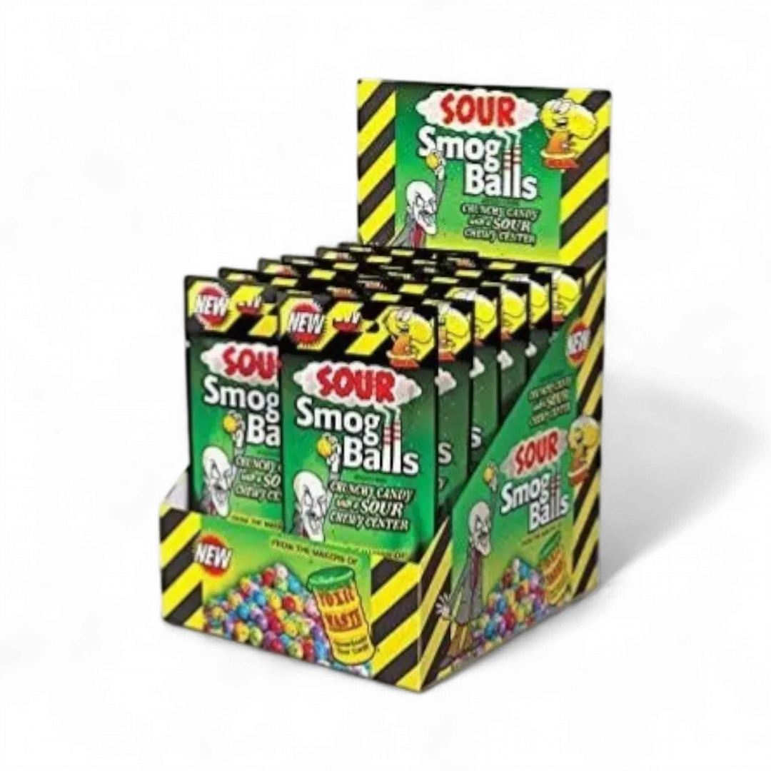 Toxic Waste Sour Smog Balls Candy 3oz - 12ct