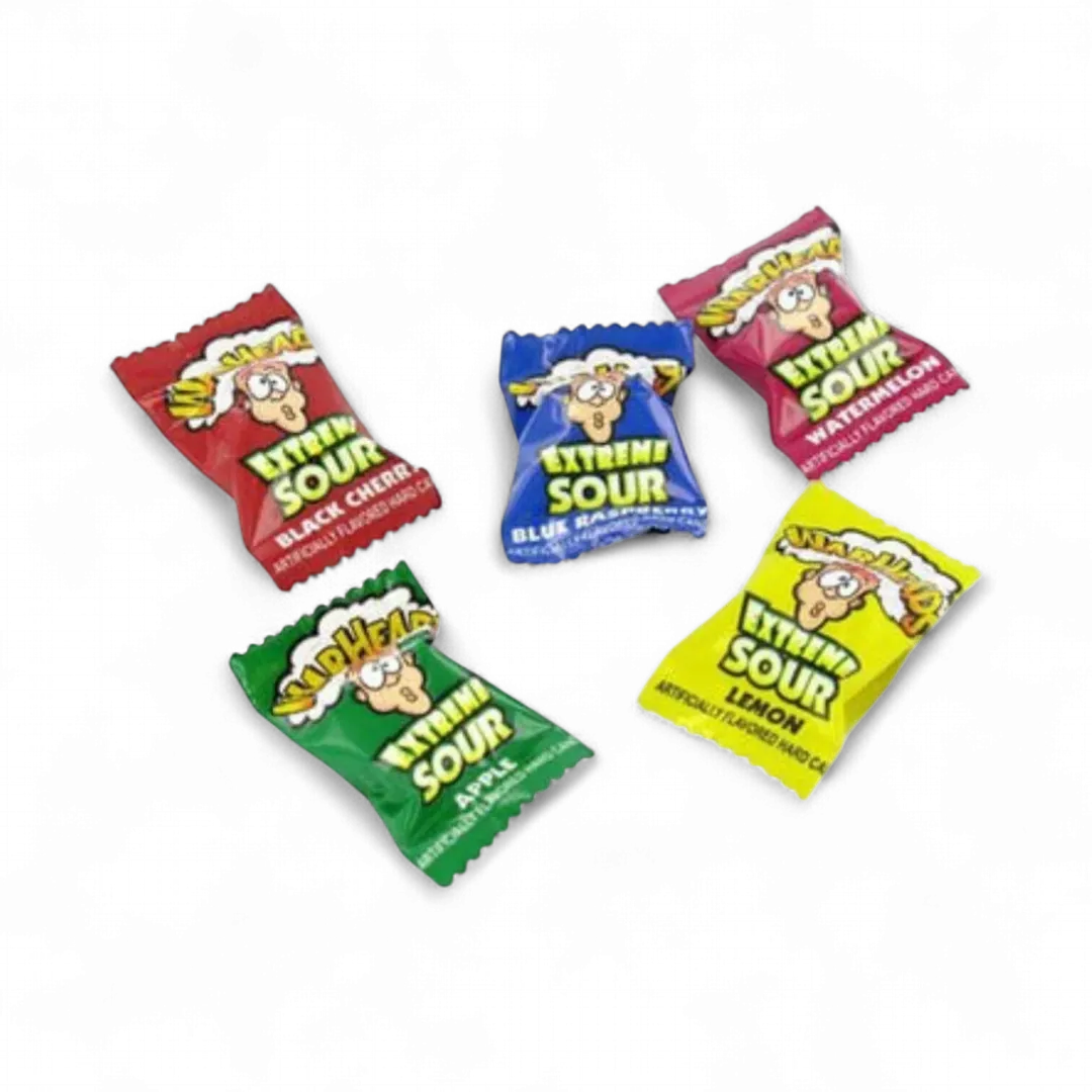 Warheads Extreme Sour Hard Candy Bulk Tub 2lb - 240ct