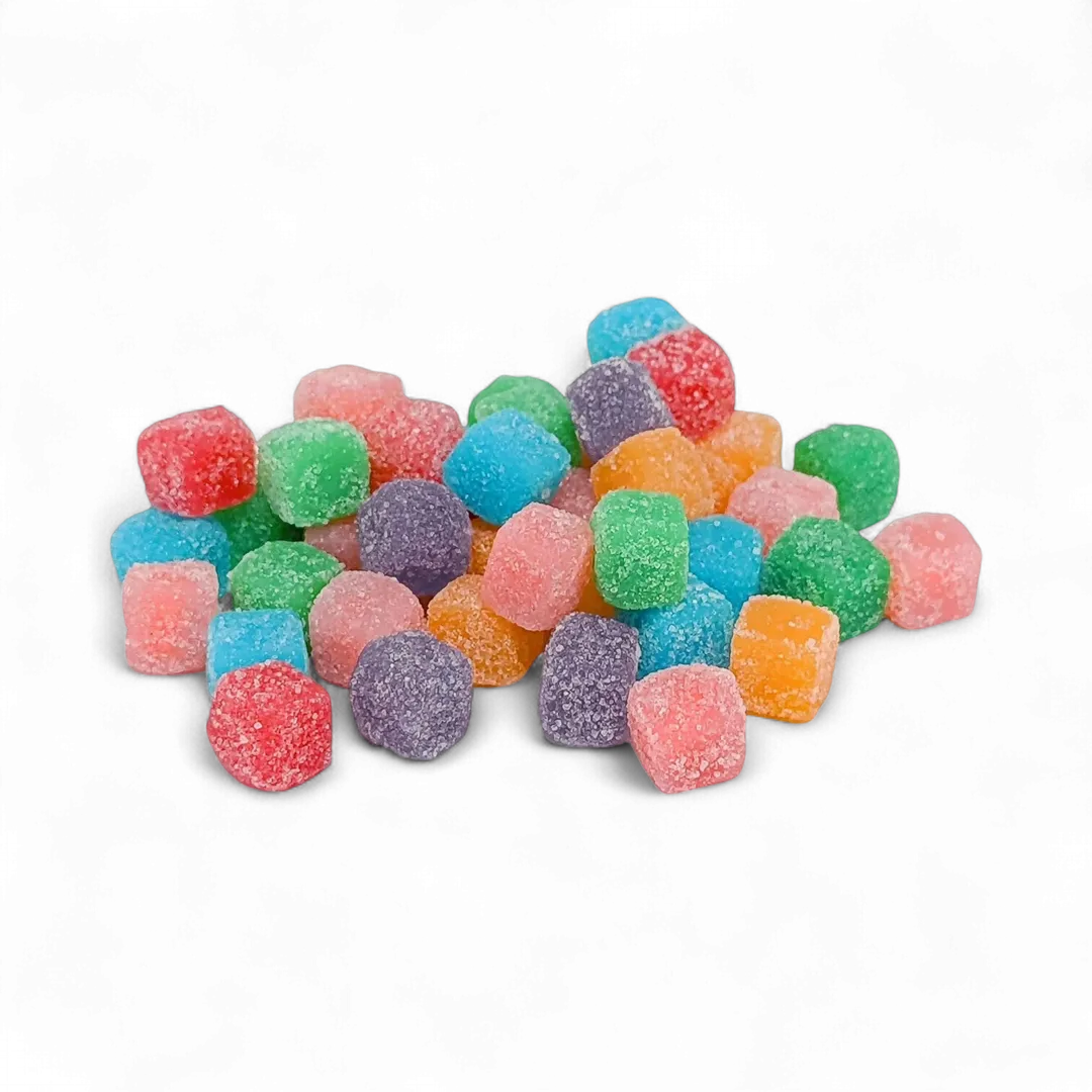 Warheads Sour Chewy Cubes Peg Bag 5oz  -  12ct