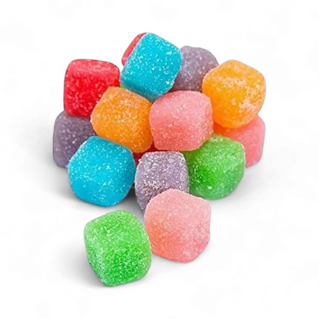 Warheads Sour Chewy Cubes Peg Bag 5oz  -  12ct