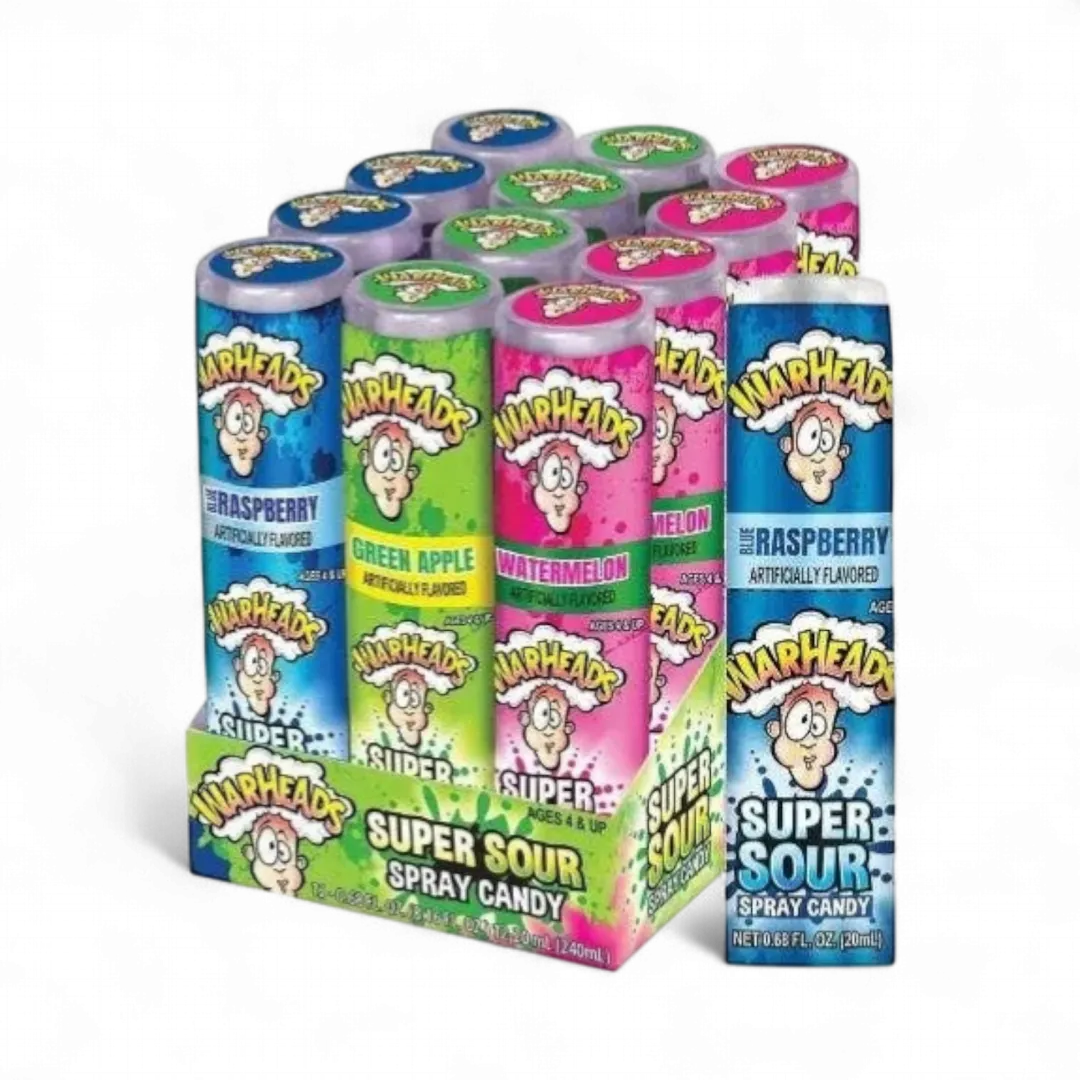 Warheads Super Sour Spray Candy  .68oz - 12ct