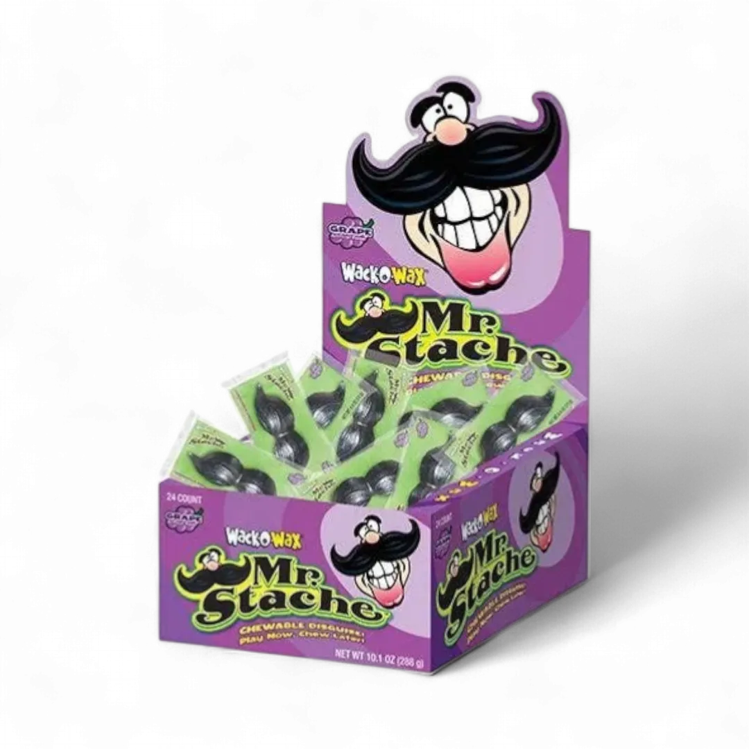 Wax Mustache Box .3oz - 24ct