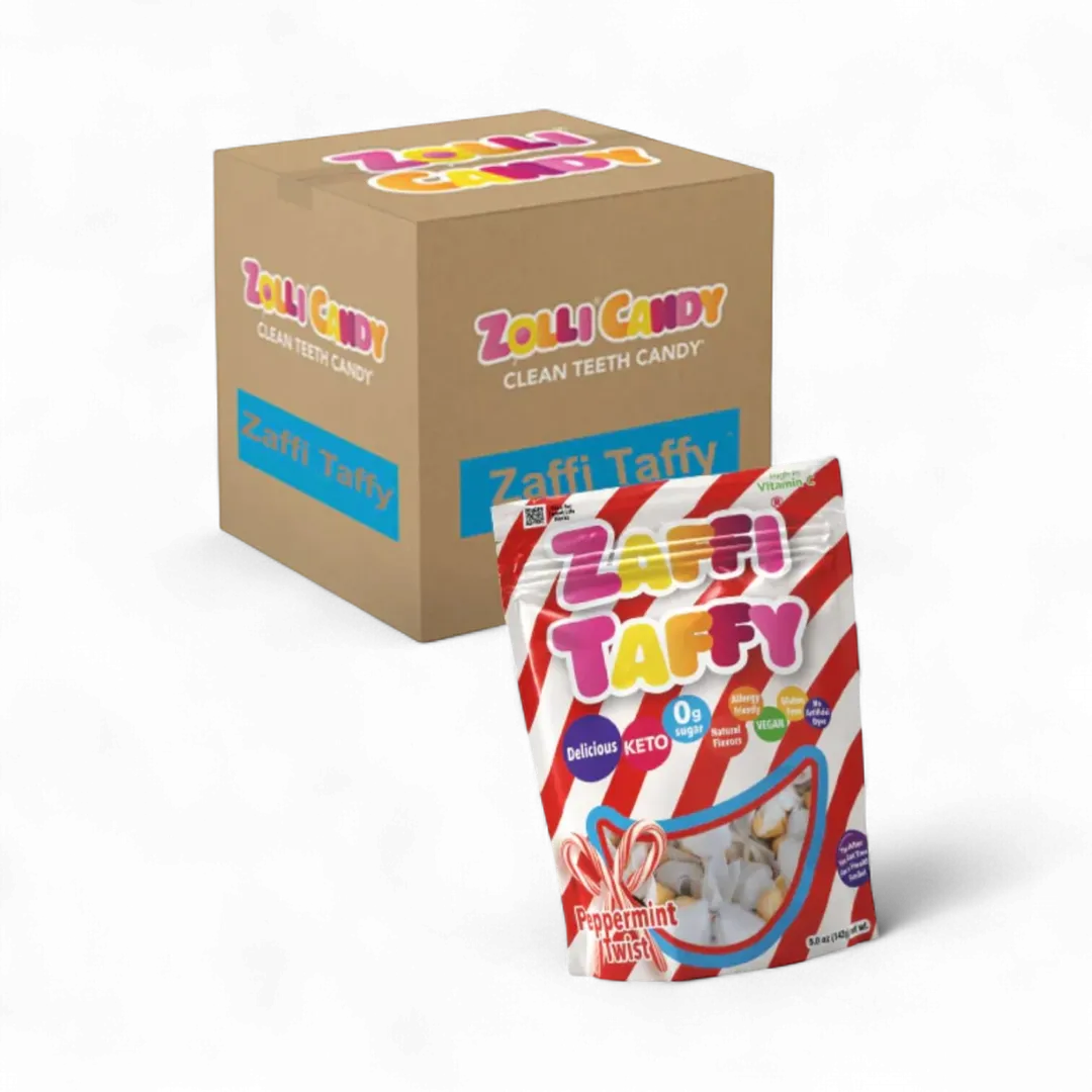Zaffi Taffy Peppermint Twist 5oz - 24ct