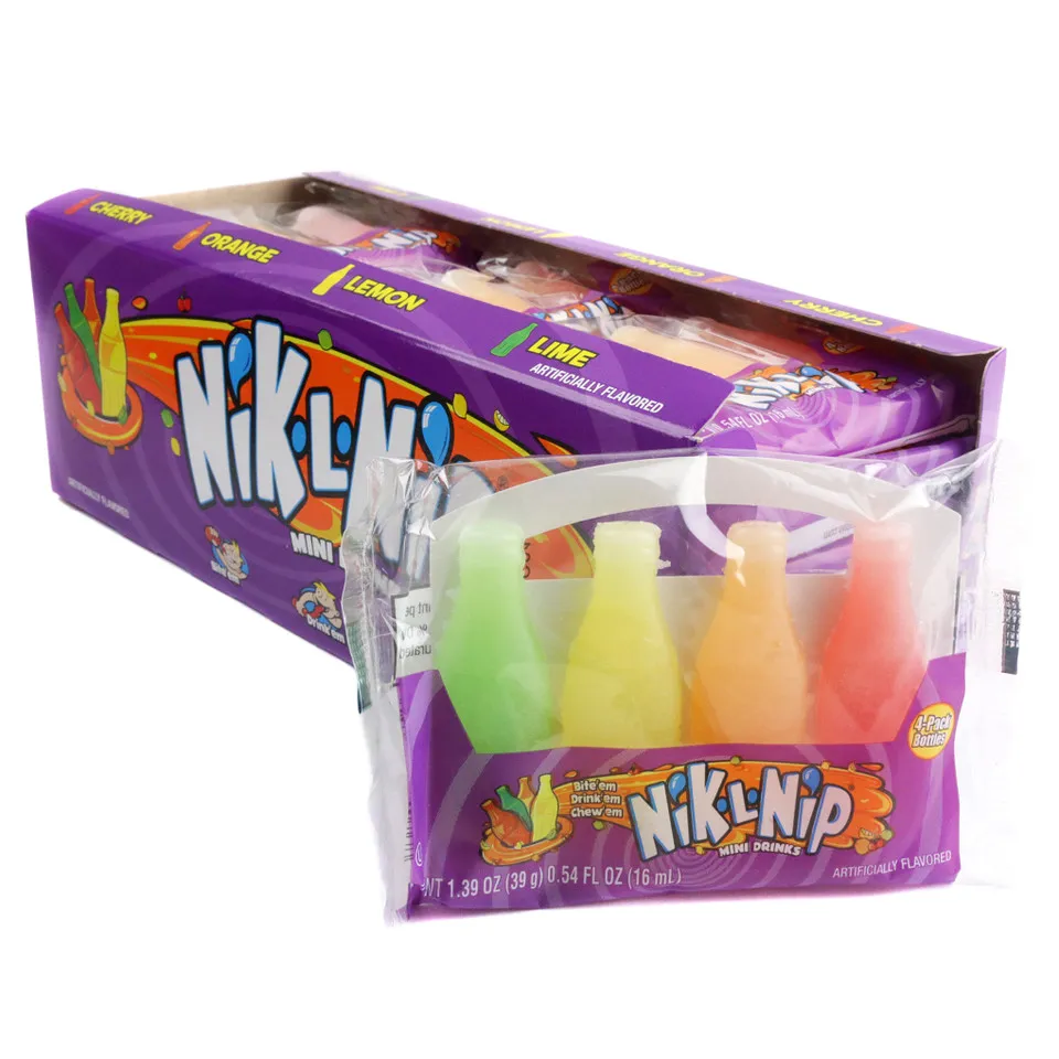Nik L Nip Wax Bottles Candies Bulk 18lb
