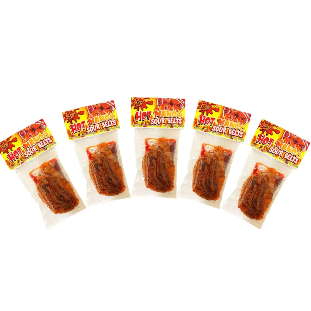 Parga Hot Mango Sour Belts 3.4oz - 20ct