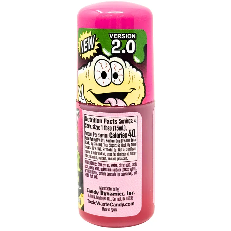 Toxic Waste Slime Licker 2.0 Cherry and Apple 2oz - 12ct