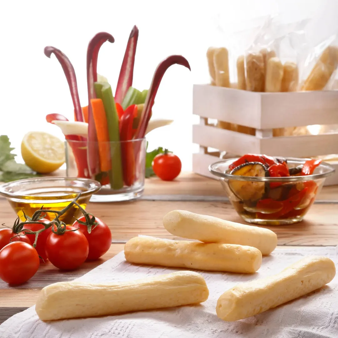 I Macoritti Italian Breadsticks with Extra Virgin Olive Oil - Case of 200
