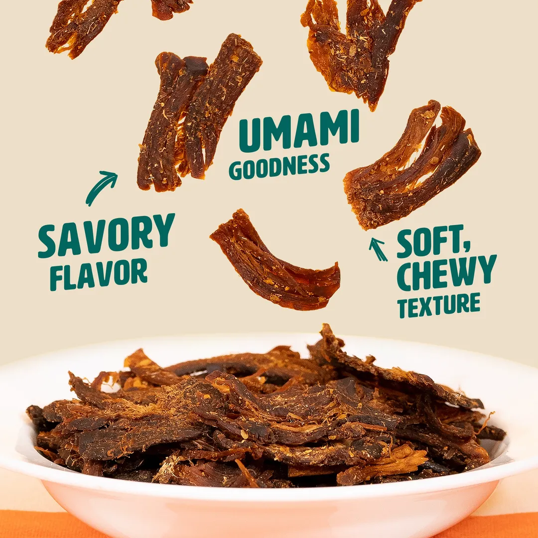Muskee Musky Sweet & Spicy Mushroom Jerky, Vegan, 45g