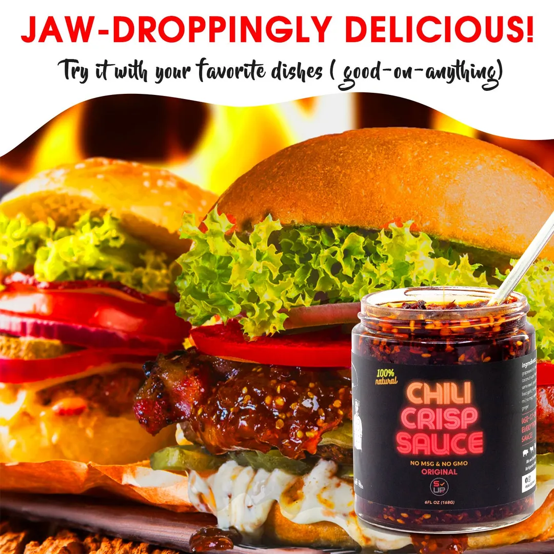 100% All-Natural Chili Crisp Sauce - Original