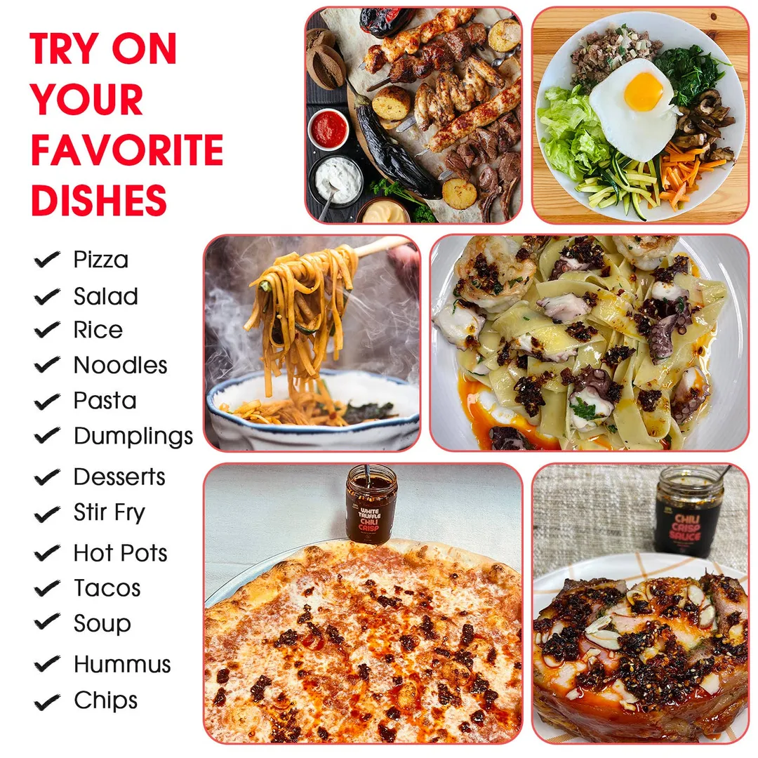 100% All-Natural Chili Crisp Sauce - Original