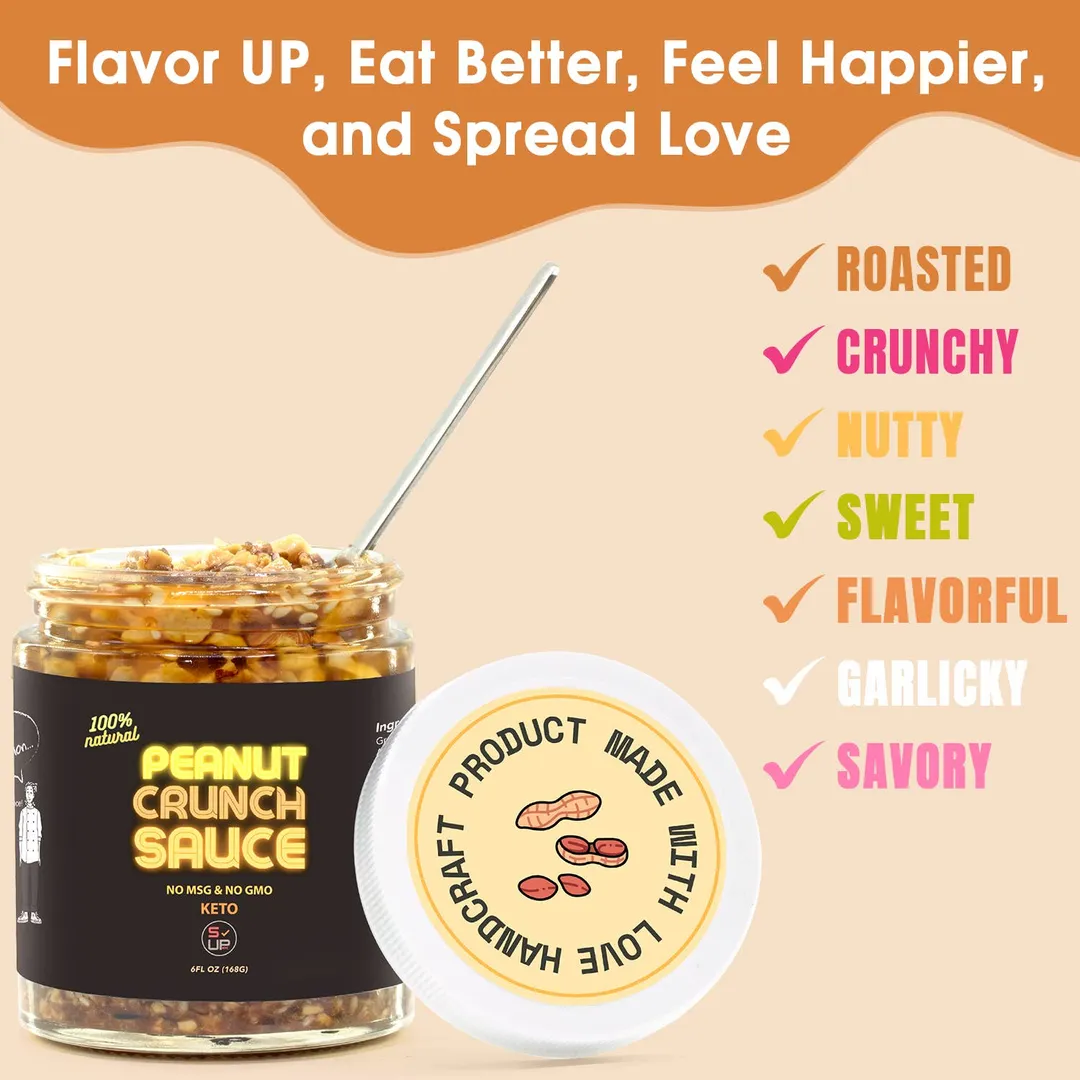 100% All-Natural Nut-Crunch-Sauce - Peanut