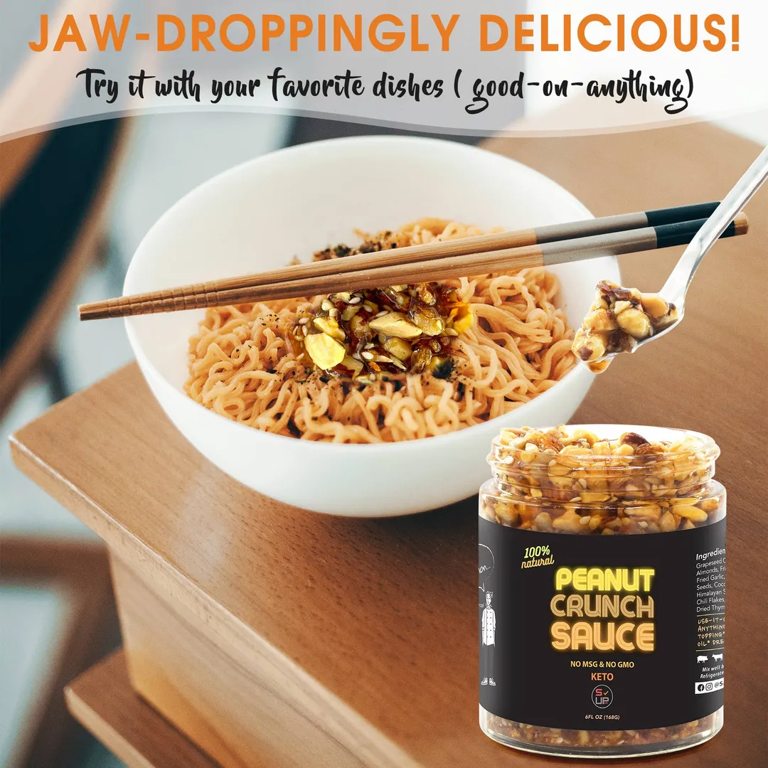 100% All-Natural Nut-Crunch-Sauce - Peanut