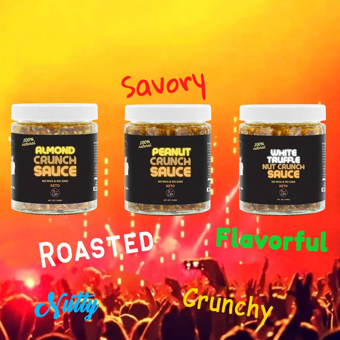 100% All-Natural Nut-Crunch-Sauce - Peanut