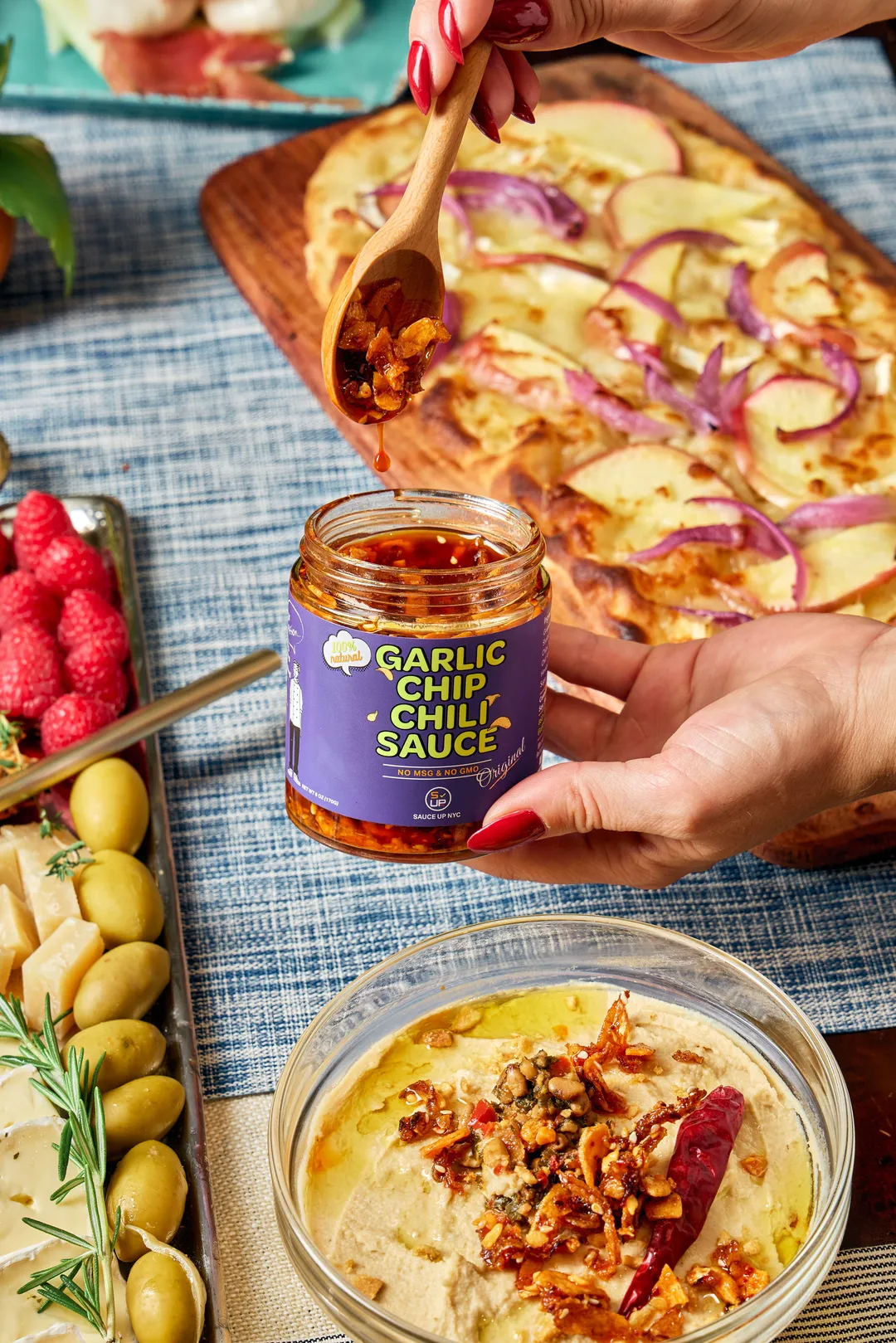 100% All-Natural Original Garlic Chip Chili Sauce - Topping!