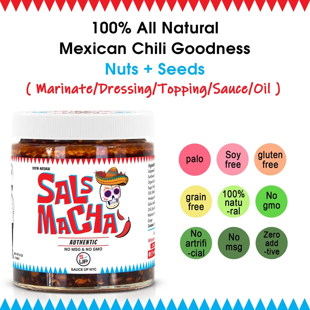 100% All-Natural Salsa Macha - Authentic