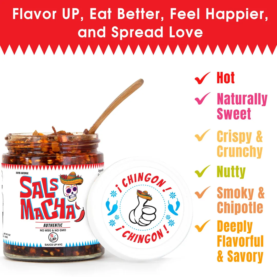 100% All-Natural Salsa Macha - Authentic