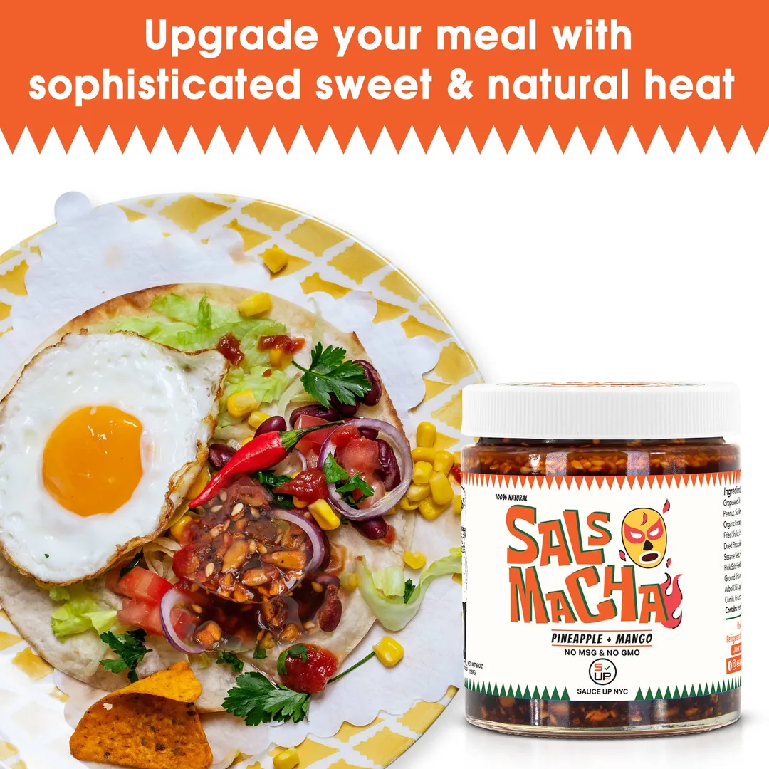 100% All-Natural Salsa Macha - Pineapple + Mango