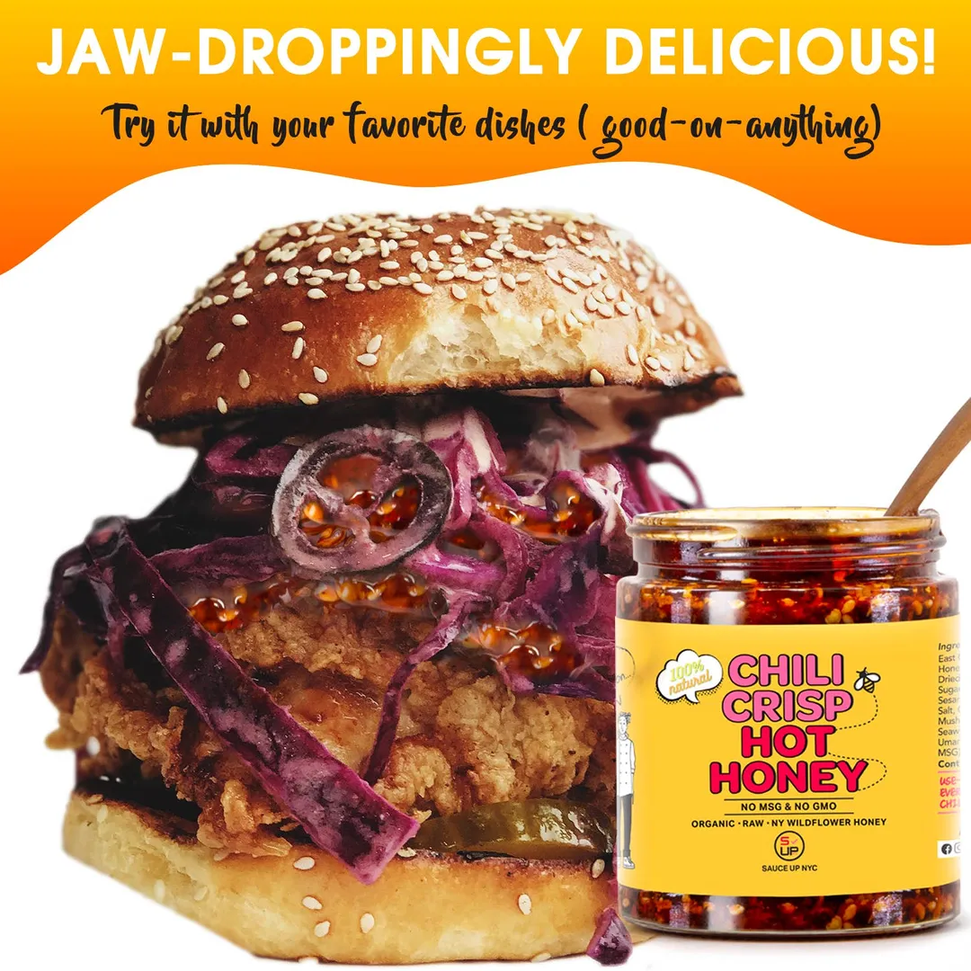 100% Natural Artisan Chili-Crisp-Hot-Honey