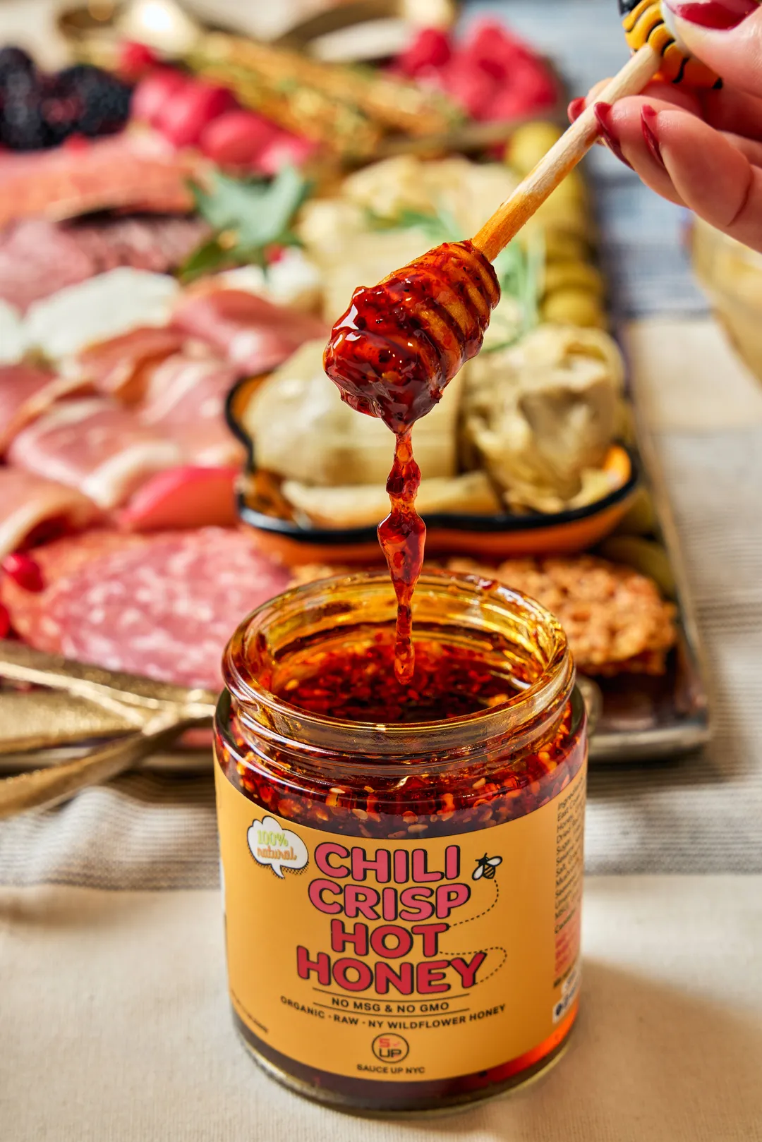 100% Natural Artisan Chili-Crisp-Hot-Honey