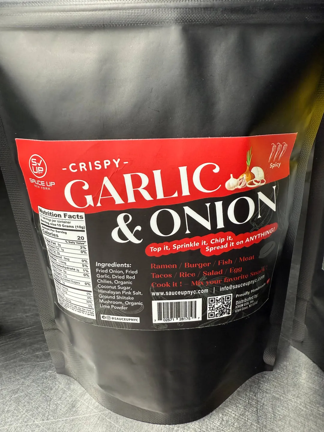 100% Real Crispy Garlic & Onion (Extra Spicy) - Topping!