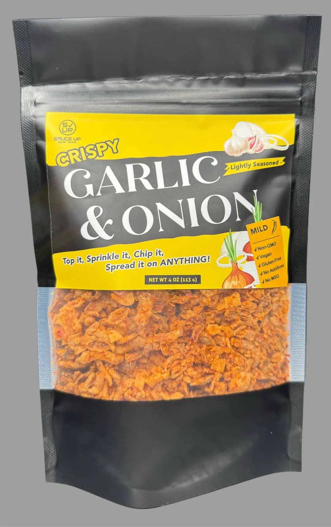 100% Real Crispy Garlic & Onion (Mild) - Topping!