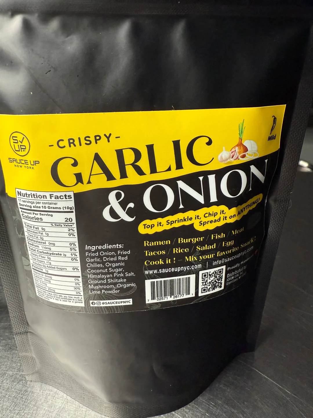 100% Real Crispy Garlic & Onion (Mild) - Topping!