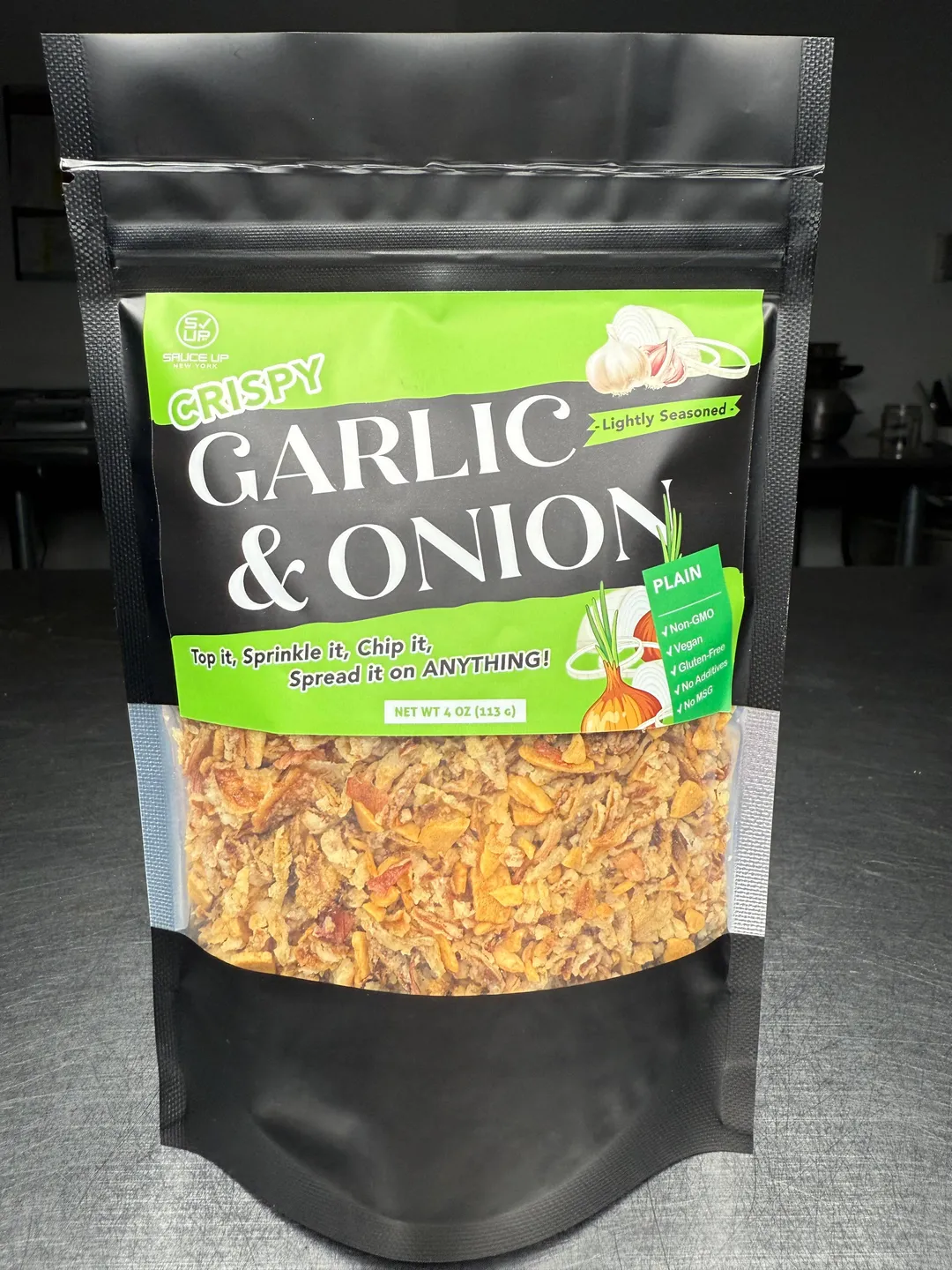 100% Real Crispy Garlic & Onion (Plain) - Topping!