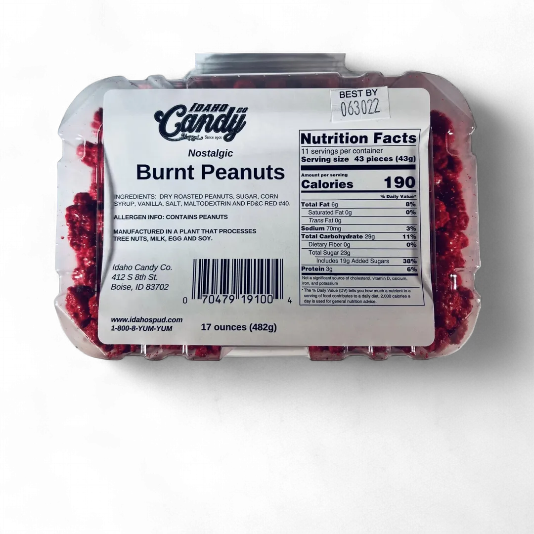 Burnt Peanuts - Tub - 17oz