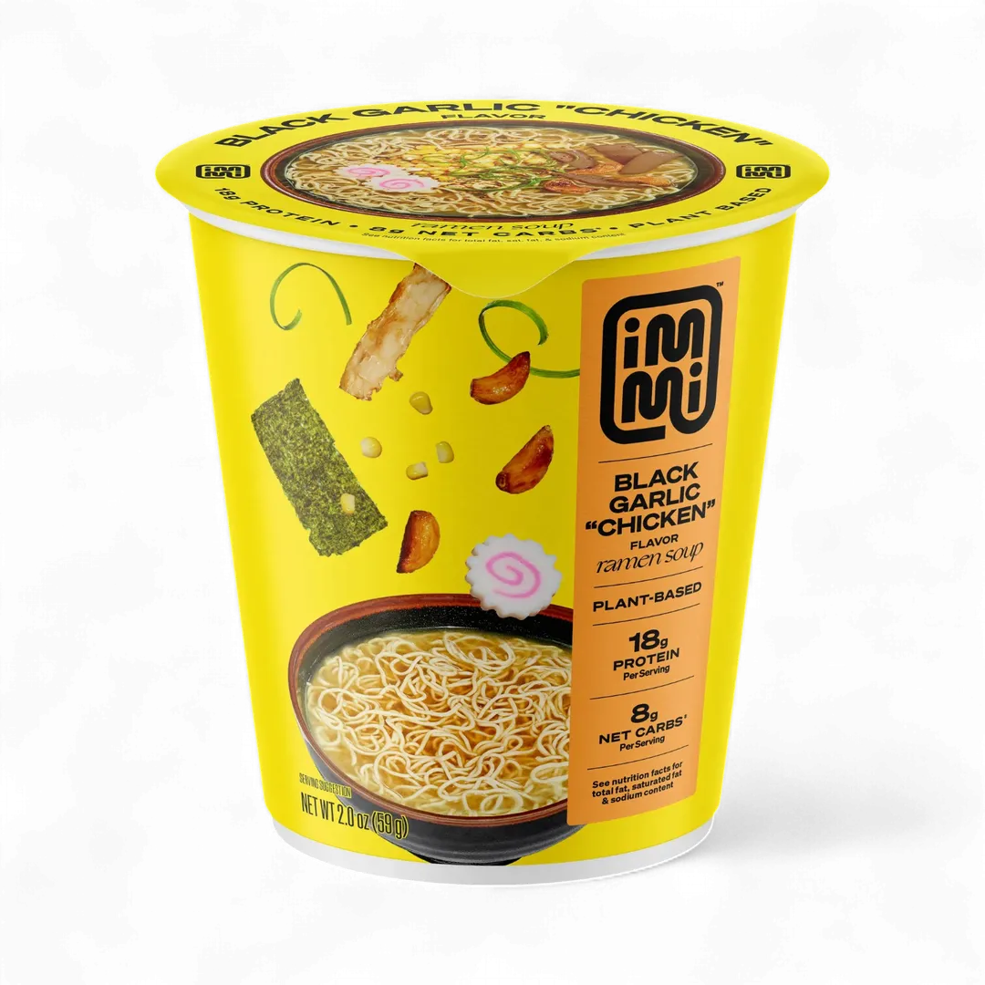 Black Garlic "Chicken" Cup Ramen