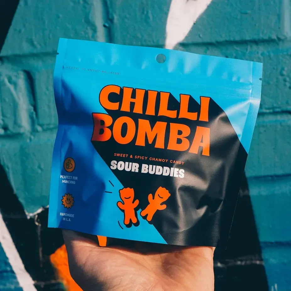 Chilli Bomba Sour Buddies Chili Chamoy Candy - 6pk/8oz
