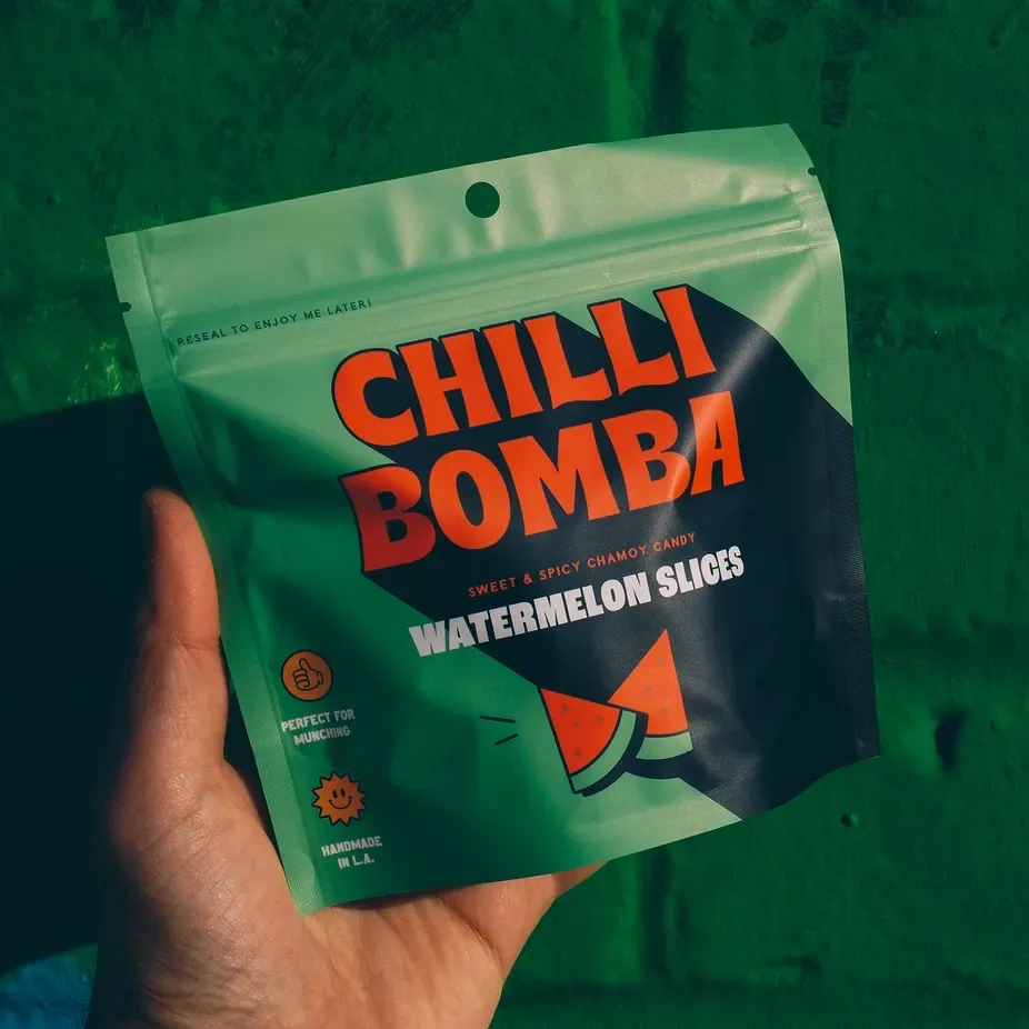 Chilli Bomba Watermelon Slices Chili Chamoy Candy - 6pk/8oz