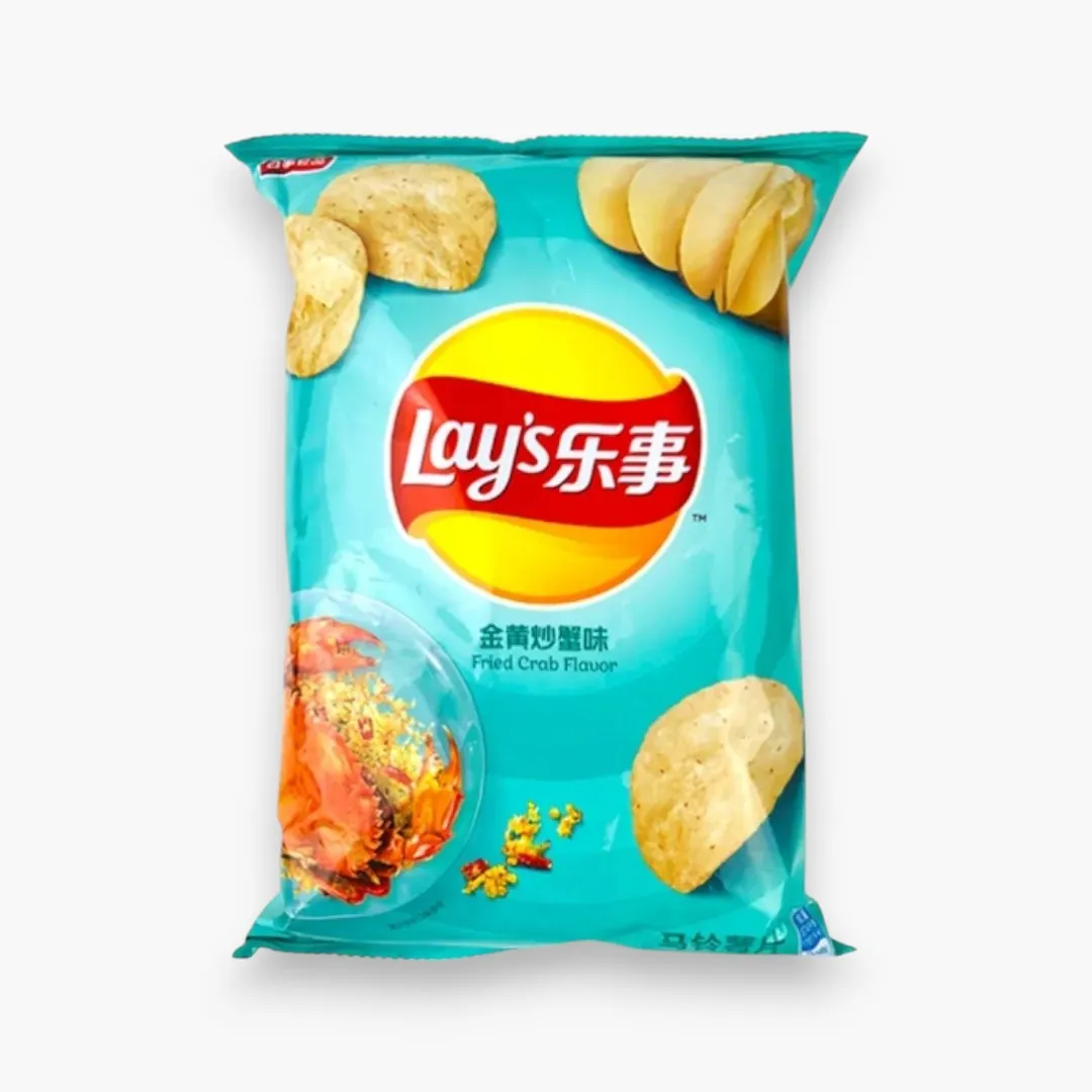 Lay's Potato Chips Fried Crab Flavor - 70g/ 12pk