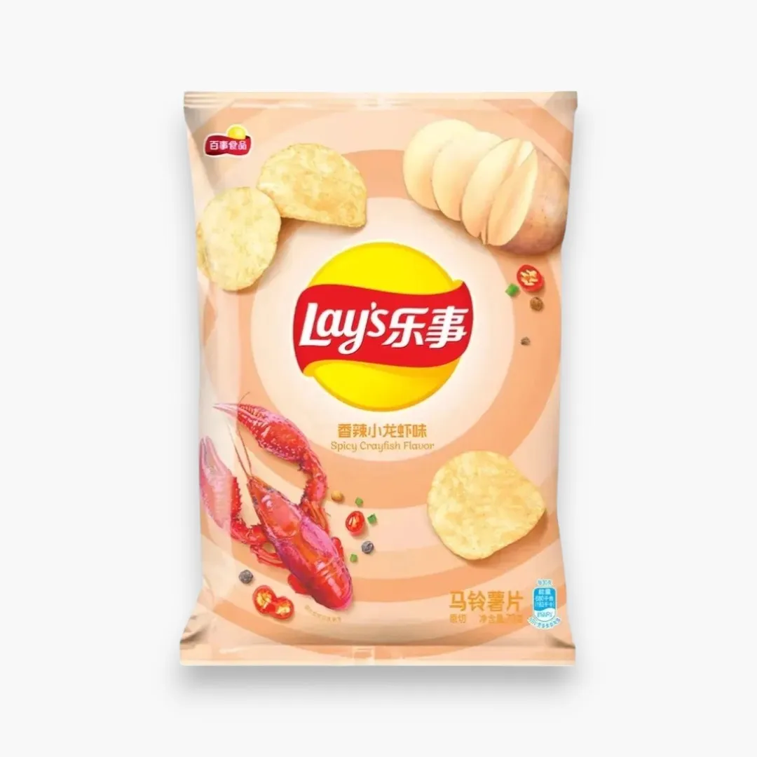Lay’s Potato Chips Spicy Crayfish Flavor - 70g/ 12pk