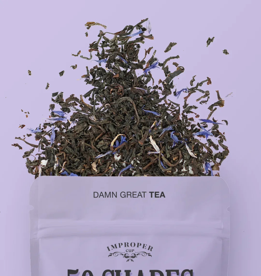 50 Shades of Earl Grey tea, 20 Servings, Flavoured Black Tea
