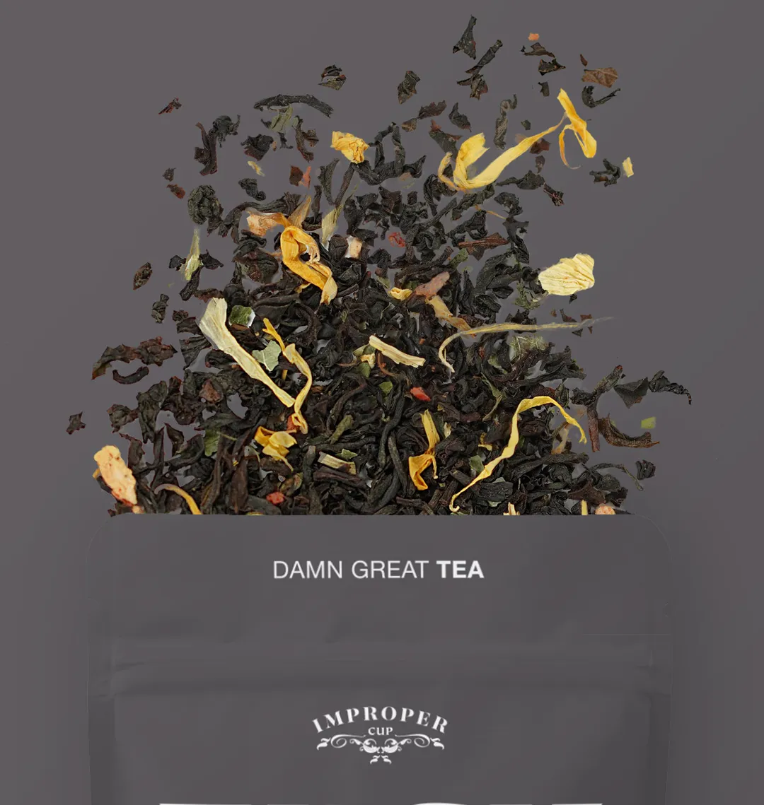 Fuck Off! Black tea, 20 Servings, Flavoured Tea Blend