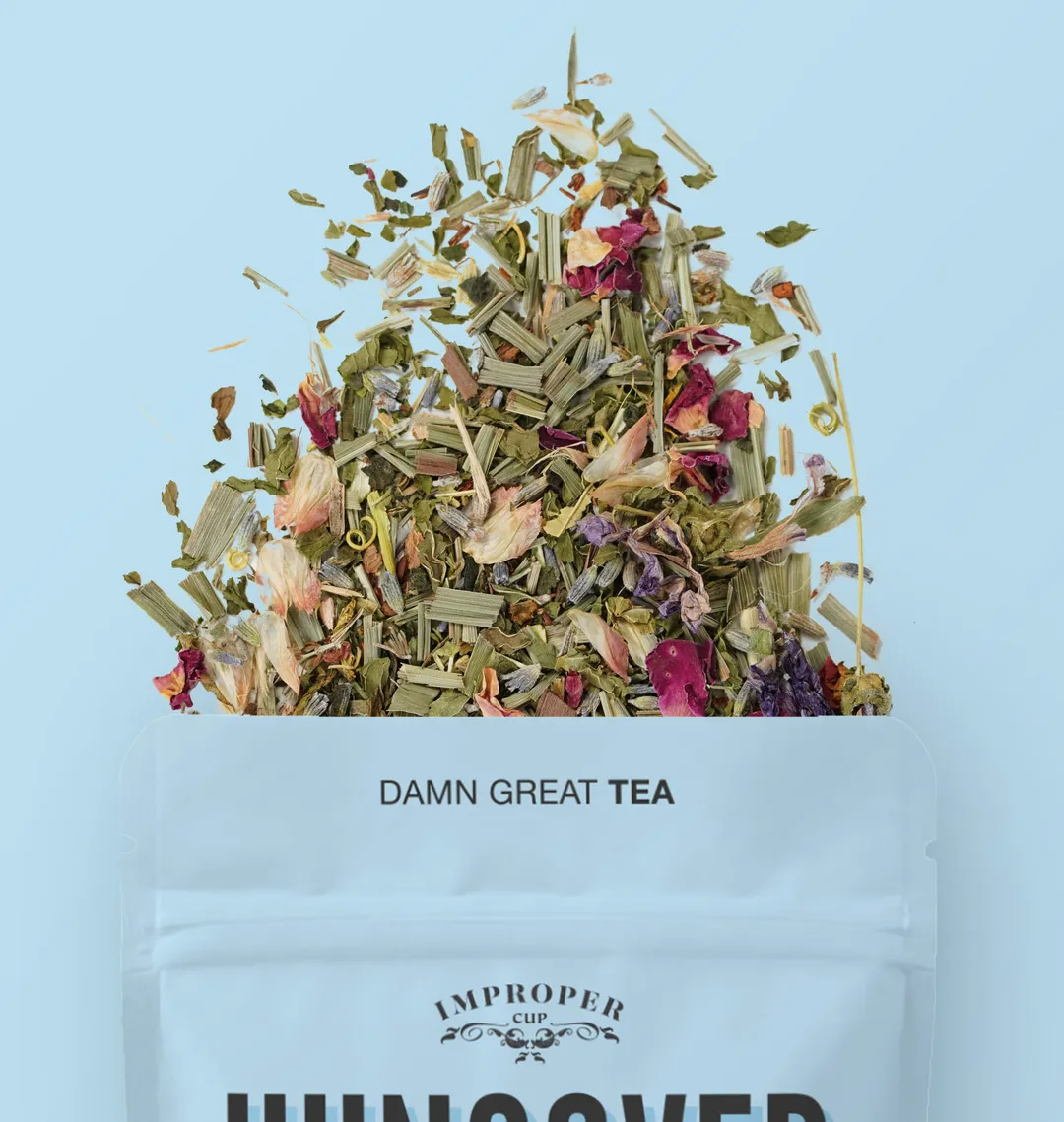 Hungover As Hell Rooibos tea, 20 Servings, Tea Blend