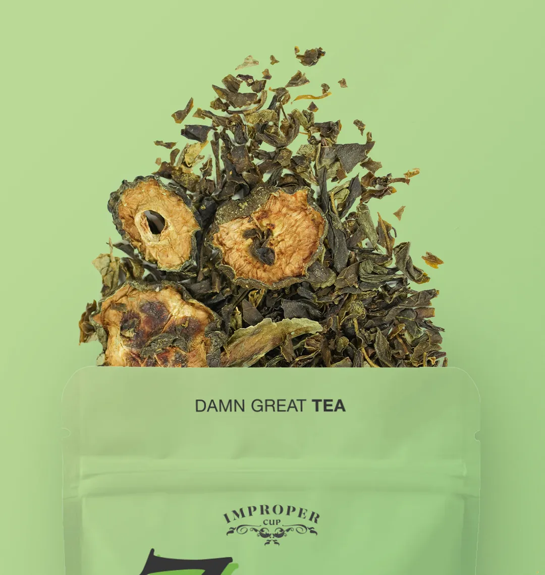 Shut Up & Zen Green tea, 20 Servings, Flavoured Tea Blend
