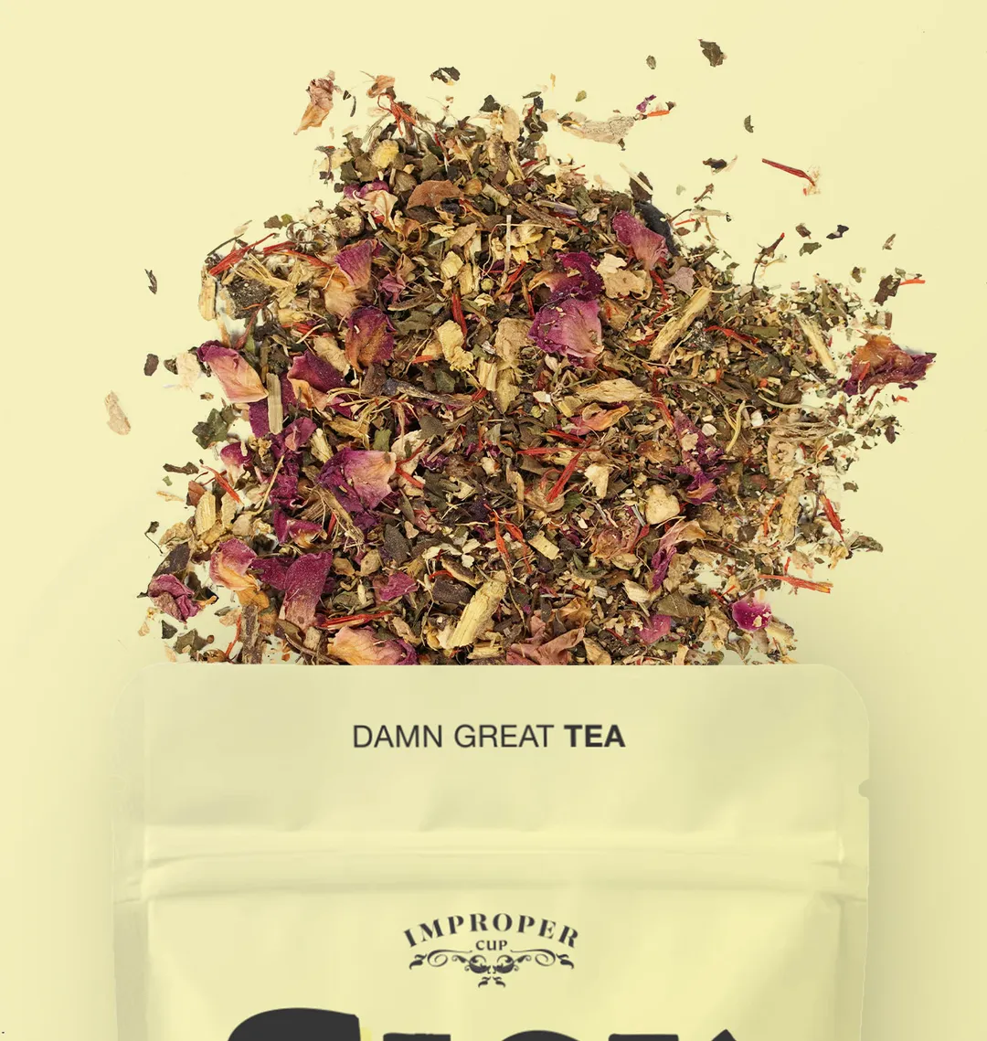 Sick As Shit Herbal tea, 20 Servings, Functional Tea Blend