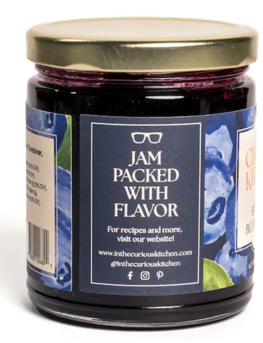 Blueberry Bourbon Jam 9 oz |  Gourmet Fruit Spread