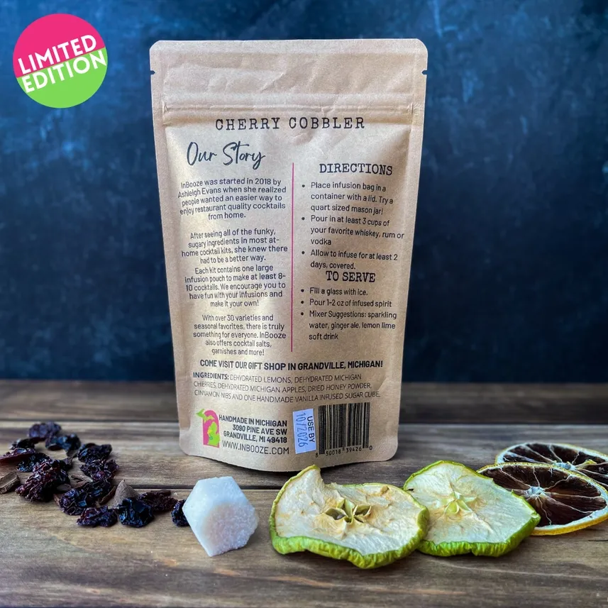 Cherry Cobbler Alcohol Infusion Cocktail Kit