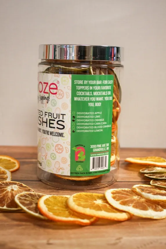 Dehydrated Mixed Citrus Cocktail Garnish - Bar Cart Jar