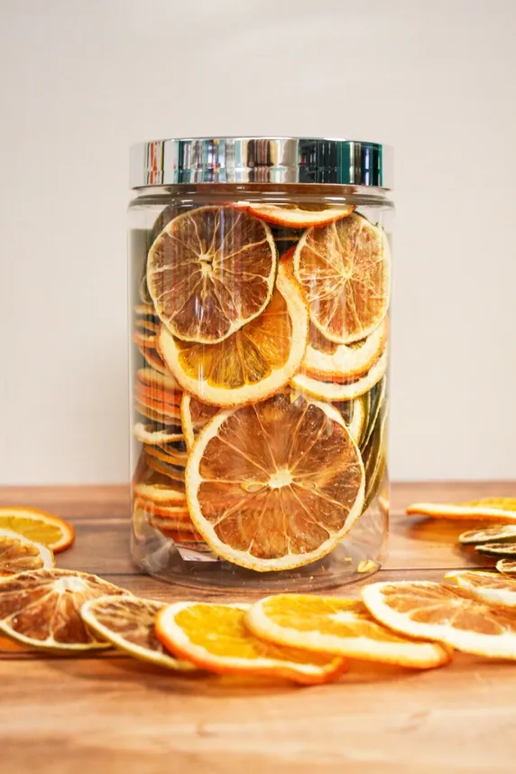 Dehydrated Mixed Citrus Cocktail Garnish - Bar Cart Jar