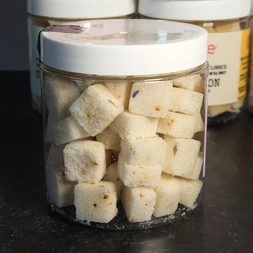Lemon Lavender Flavored Sugar Cubes