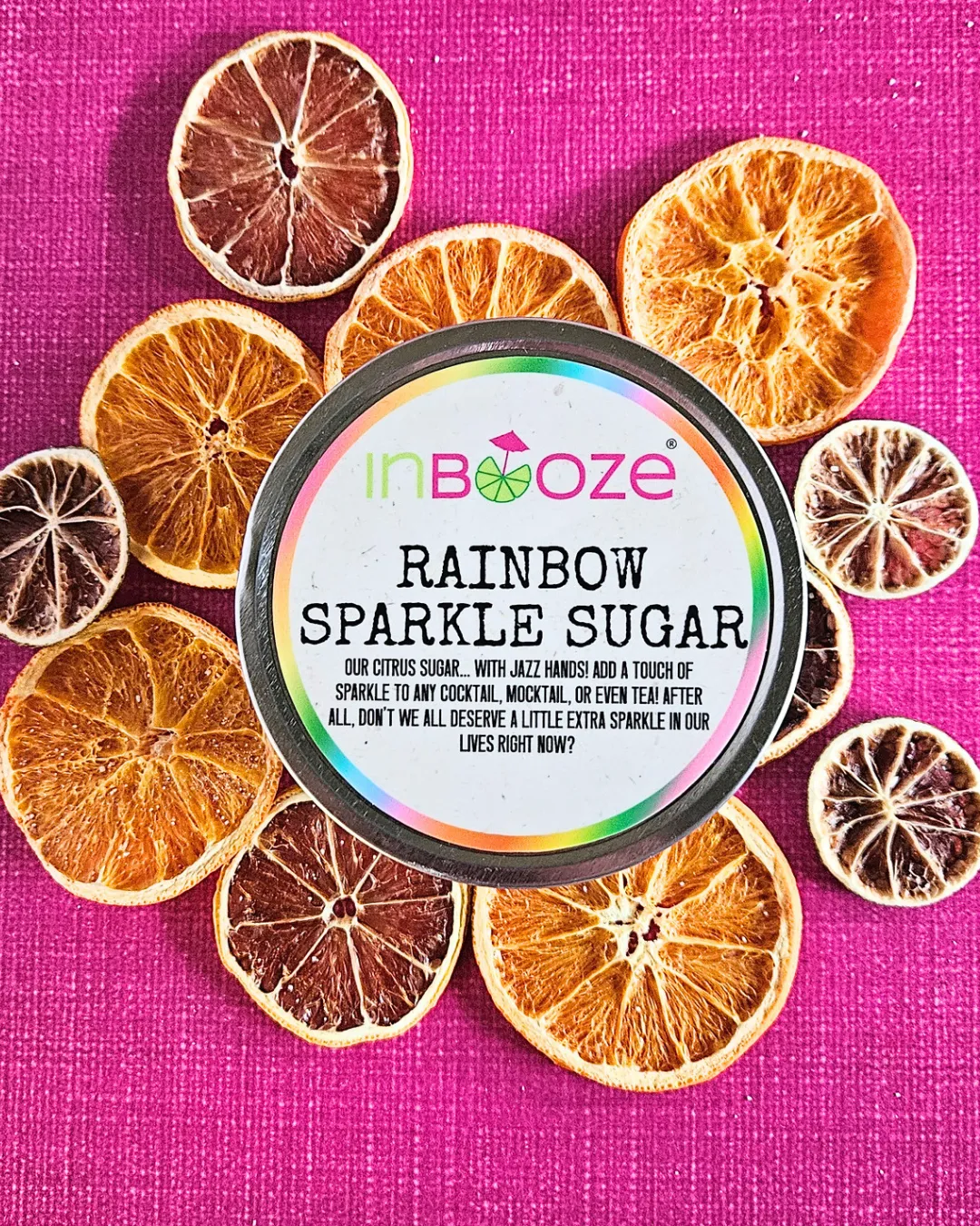 Cocktail Rim Tins - Rainbow Sparkle 