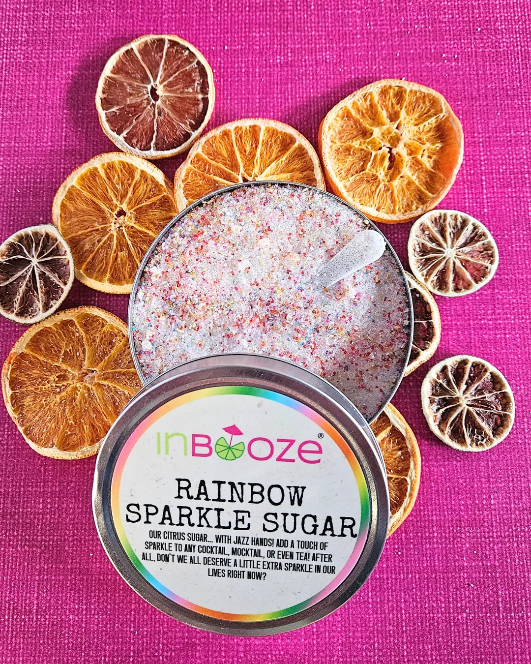 Cocktail Rim Tins - Rainbow Sparkle 
