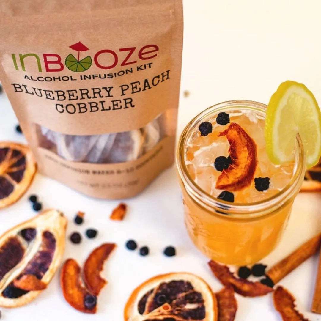 Blueberry Peach Cobbler Alcohol Infusion Cocktail Kit