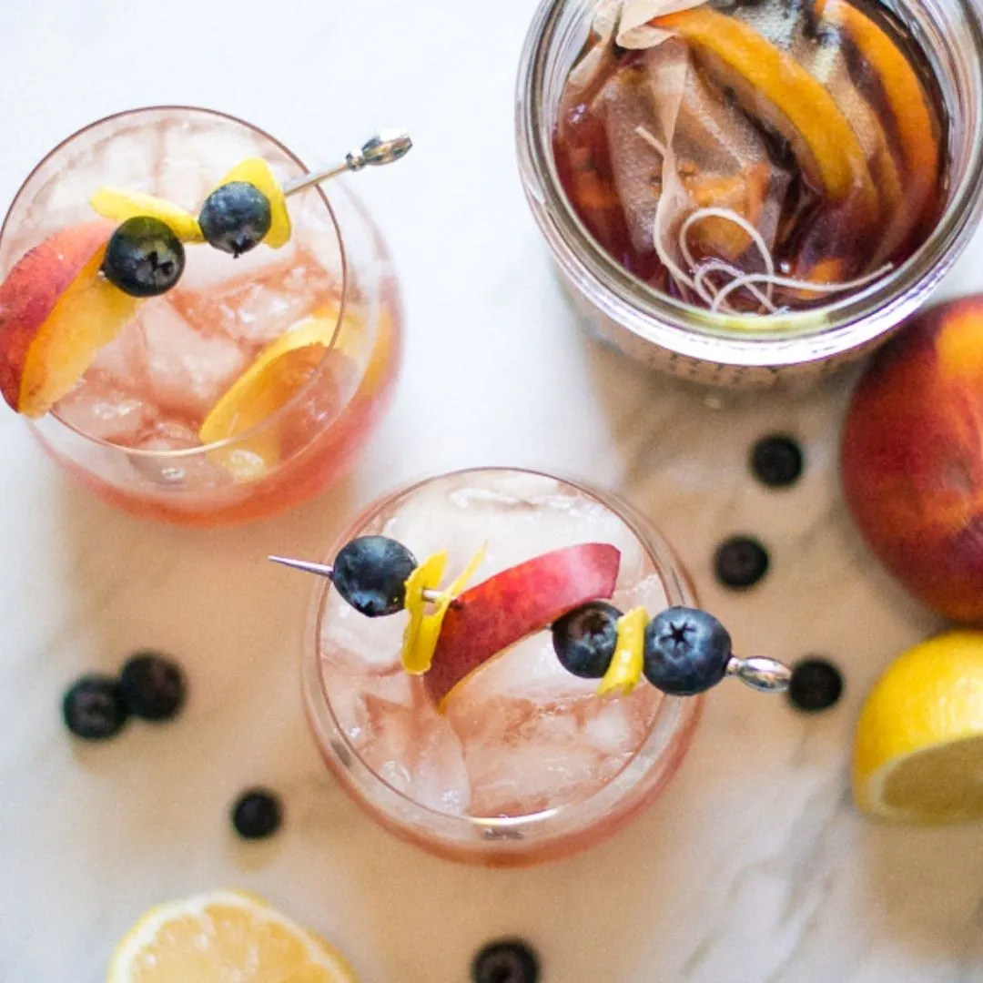 Blueberry Peach Cobbler Alcohol Infusion Cocktail Kit