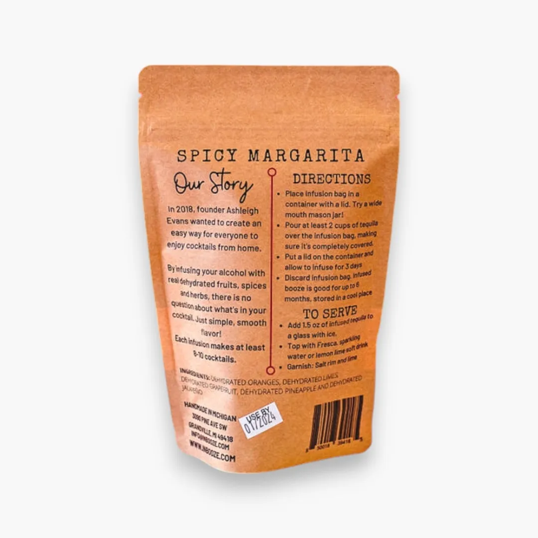 Spicy Margarita Alcohol Infusion Cocktail Kit